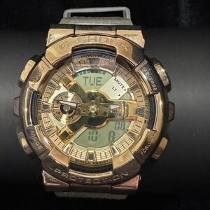 G shock watch Ana Digi clear resin band shock resistant